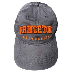 Princeton University Embroidered Dad Hat Gray Orange Legacy Adjustable Cap OS